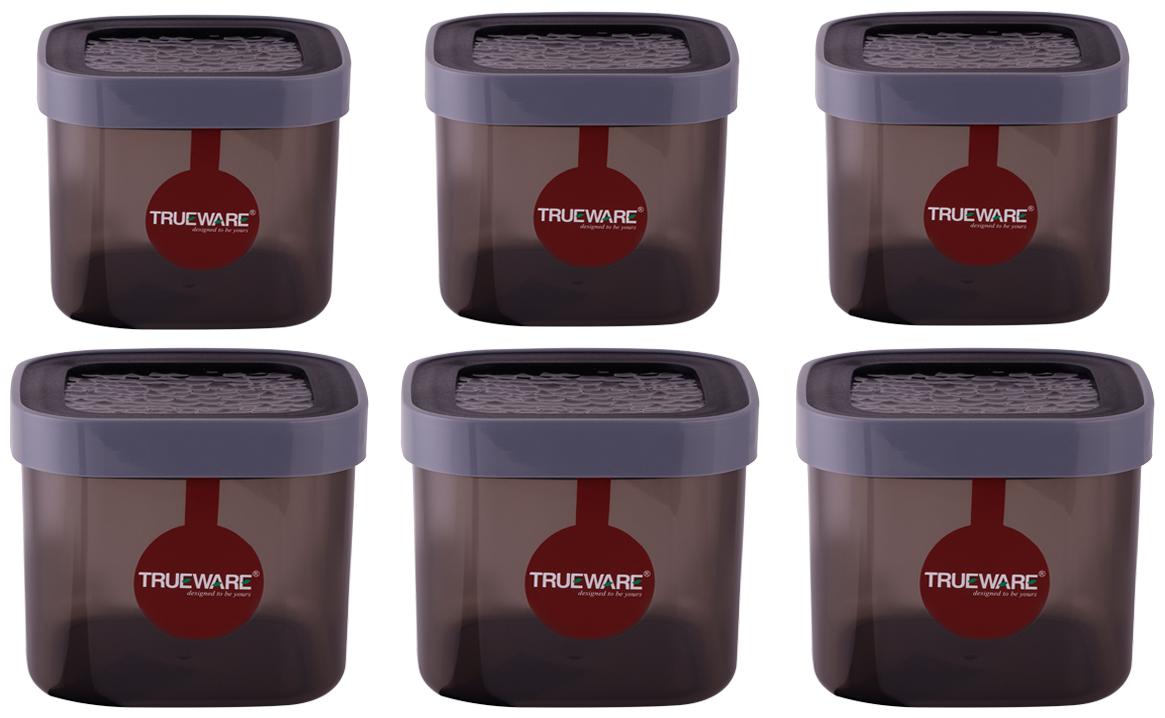Trueware Eco Storage Hammered Kitchen Plastic Containers Set 750ml 1000ml(Set of 6 pcs) Grey
Trueware Eco Storage Hammered Kitchen Plastic Containers Set 750ml 1000ml(Set of 6 pcs) Grey