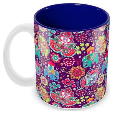 Tuelip Beautiful Paisley Elephant Design For Tea Coffee Ceramic Printed Mug 350 ml
Tuelip Beautiful Paisley Elephant Design For Tea Coffee Ceramic Printed Mug 350 ml