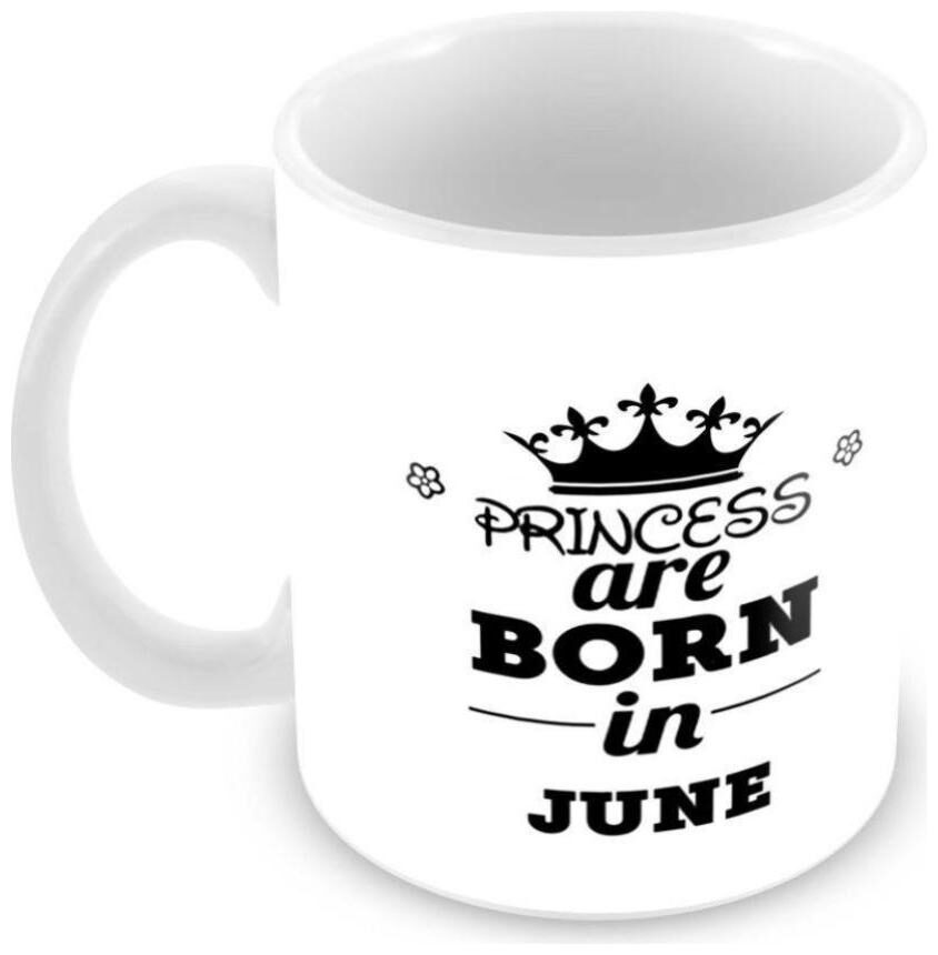 Tuelip Printed Princess are Born in June Tea And Coffee 350 ML Ceramic Mug (350 ml)
Tuelip Printed Princess are Born in June Tea And Coffee 350 ML Ceramic Mug (350 ml)