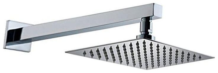 Ultra Slim Shower 8 by 20 32 cm (8 inch) With 38 1 cm (15 inch) (18 gauge thickness) Heavy Shower Arm and Wall Flengh
Ultra Slim Shower 8 by 20 32 cm (8 inch) With 38 1 cm (15 inch) (18 gauge thickness) Heavy Shower Arm and Wall Flengh