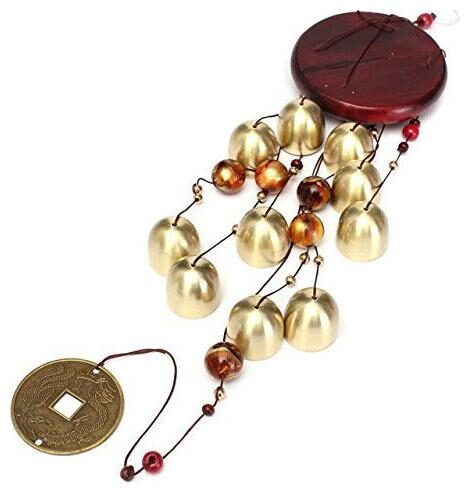 UNIQUE - BRASS BELL FENG SHUI PYRAMID SHAPE - WIND CHIMES - VERY SOOTHING SOUND - BEST FOR HOME DECORATION - OR EVEN FOR GIFT - BEST FOR BIRTHDAY HOUSE WORMING GIFT
UNIQUE - BRASS BELL FENG SHUI PYRAMID SHAPE - WIND CHIMES - VERY SOOTHING SOUND - BEST FOR HOME DECORATION - OR EVEN FOR GIFT - BEST FOR BIRTHDAY HOUSE WORMING GIFT