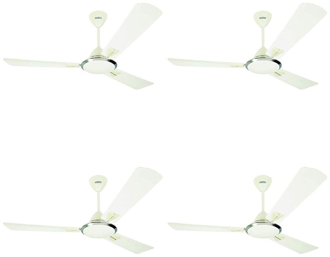 Usha Striker Galaxy 1200mm Ceiling Fan with Anti Dust Feature (Pearl White Chrome) Pack of 4
Usha Striker Galaxy 1200mm Ceiling Fan with Anti Dust Feature (Pearl White Chrome) Pack of 4