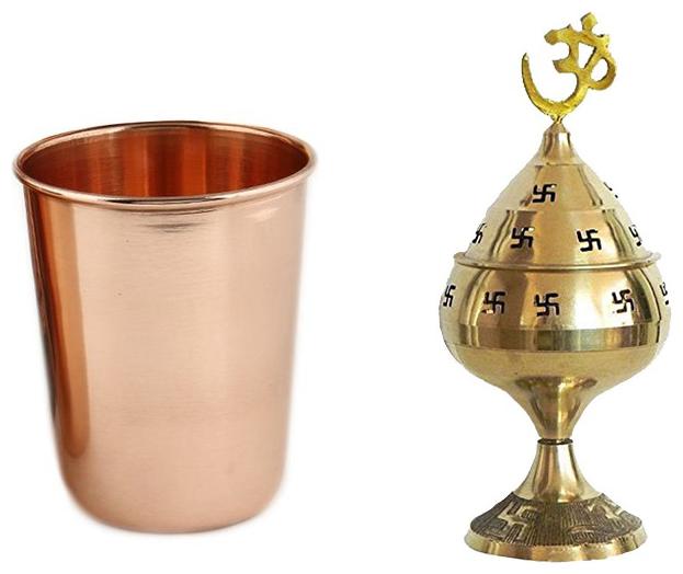Utkarsh Combo Of Copper Glass Tumblers Leak Proof Seamless 350 ml With ( No 1 )Jali Akhand Jyoti Deep with Stand
Utkarsh Combo Of Copper Glass Tumblers Leak Proof Seamless 350 ml With ( No 1 )Jali Akhand Jyoti Deep with Stand