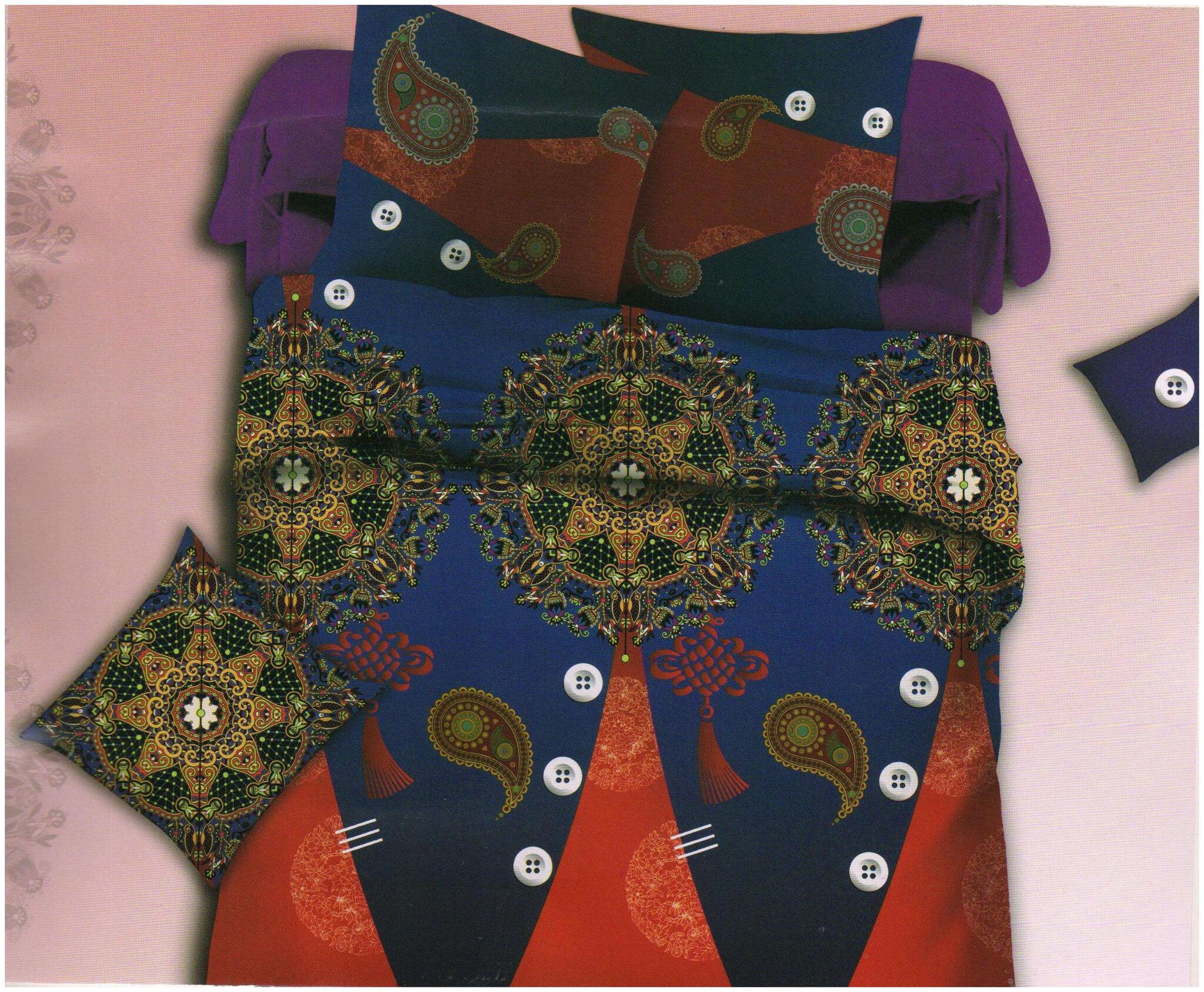 Valtellina Cotton Floral Single Size Bedsheet 104 TC ( 1 Bedsheet With 1 Pillow Covers Multi )
Valtellina Cotton Floral Single Size Bedsheet 104 TC ( 1 Bedsheet With 1 Pillow Covers Multi )