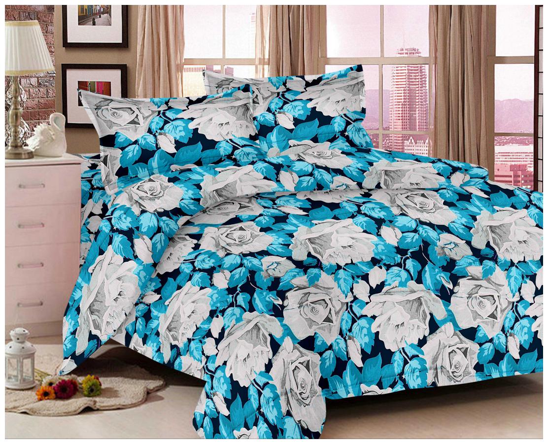 Valtellina Cotton Floral Double Size Bedsheet 104 TC ( 1 Bedsheet With 2 Pillow Covers Blue )
Valtellina Cotton Floral Double Size Bedsheet 104 TC ( 1 Bedsheet With 2 Pillow Covers Blue )