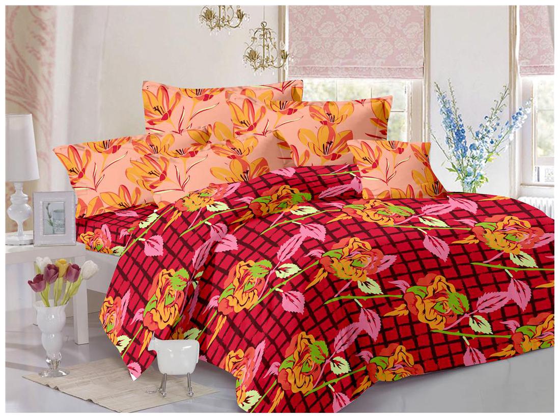 Valtellina Cotton Floral Double Size Bedsheet 104 TC ( 1 Bedsheet With 2 Pillow Covers Red )
Valtellina Cotton Floral Double Size Bedsheet 104 TC ( 1 Bedsheet With 2 Pillow Covers Red )