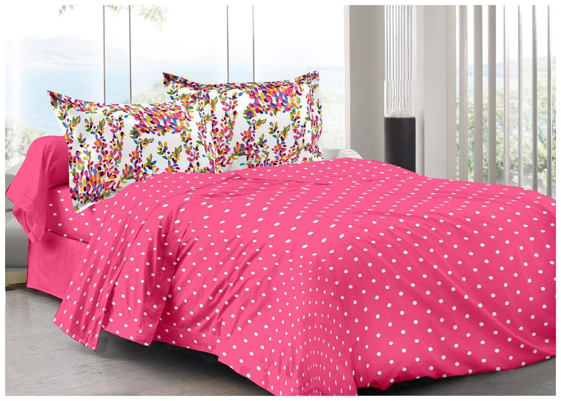 Valtellina Cotton Abstract Double Size Bedsheet 104 TC ( 1 Bedsheet With 2 Pillow Covers Pink )
Valtellina Cotton Abstract Double Size Bedsheet 104 TC ( 1 Bedsheet With 2 Pillow Covers Pink )