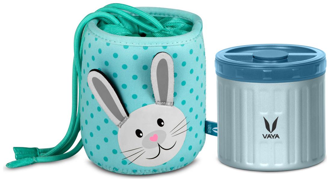 Vaya Preserve Kids LunchKit - 300 ml (1 x 300 ml) Blue Vacuum Insulated Stainless Steel Meal Container with Bunny Theme Lunch Bag Meal Jar Portable Tiffin Box Color - Blue
Vaya Preserve Kids LunchKit - 300 ml (1 x 300 ml) Blue Vacuum Insulated Stainless Steel Meal Container with Bunny Theme Lunch Bag Meal Jar Portable Tiffin Box Color - Blue