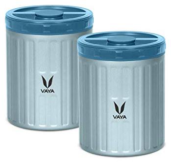 Vaya Preserve 1000 ml Blue - Vacuum Insulated Stainless Steel Meal Container Portable Tiffin Box Salad Box 2 x 500 ml 2 Containers Lunch Box
Vaya Preserve 1000 ml Blue - Vacuum Insulated Stainless Steel Meal Container Portable Tiffin Box Salad Box 2 x 500 ml 2 Containers Lunch Box