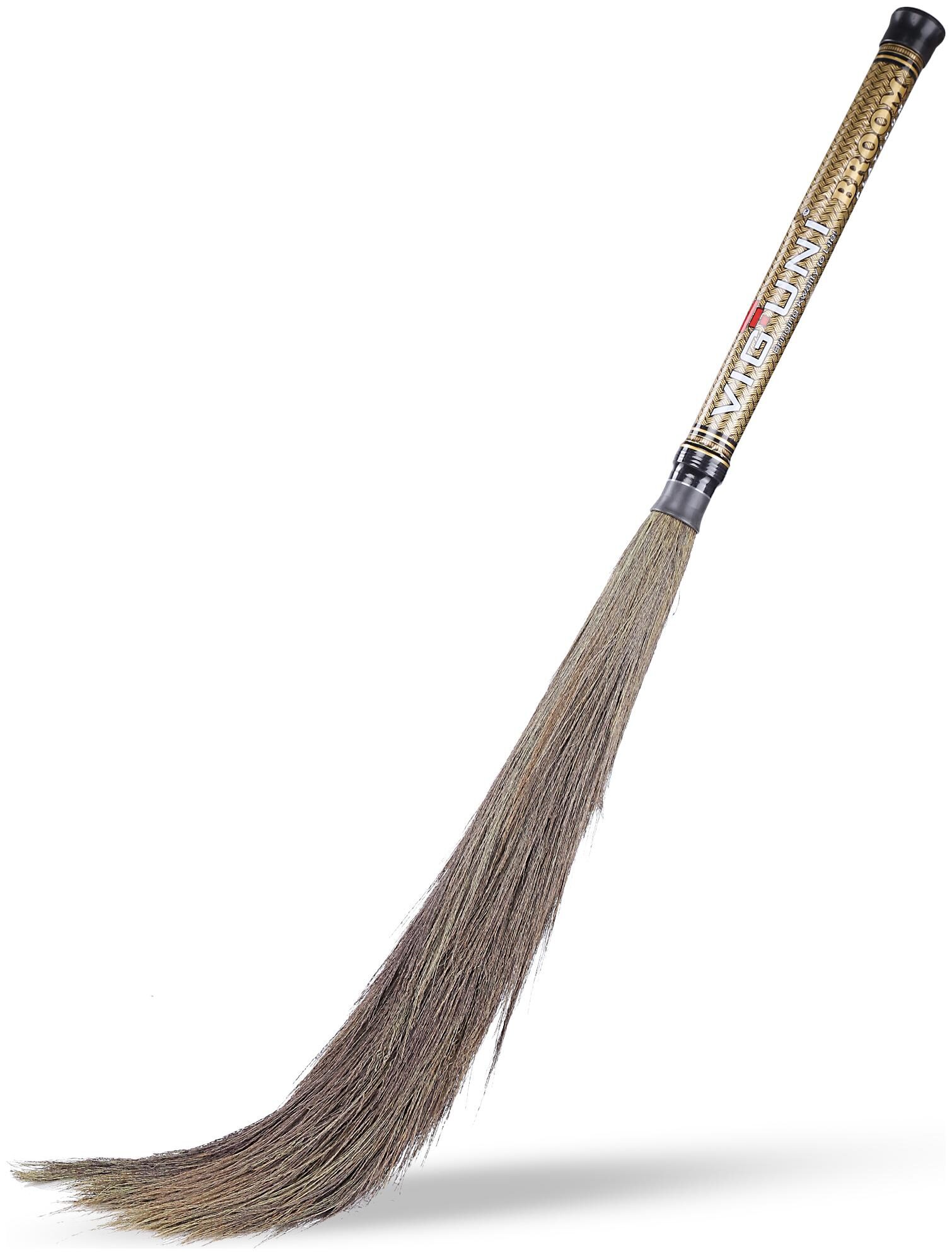Viguni Broomsticks with Soft Natural Grass for Home Kitchen Floor Long Handle Indian Broom Locking System for Grass Twigs 112 cm long 1pc Platinum Indoor Outdoor Use Compatible with any dustpan
Viguni Broomsticks with Soft Natural Grass for Home Kitchen Floor Long Handle Indian Broom Locking System for Grass Twigs 112 cm long 1pc Platinum Indoor Outdoor Use Compatible with any dustpan