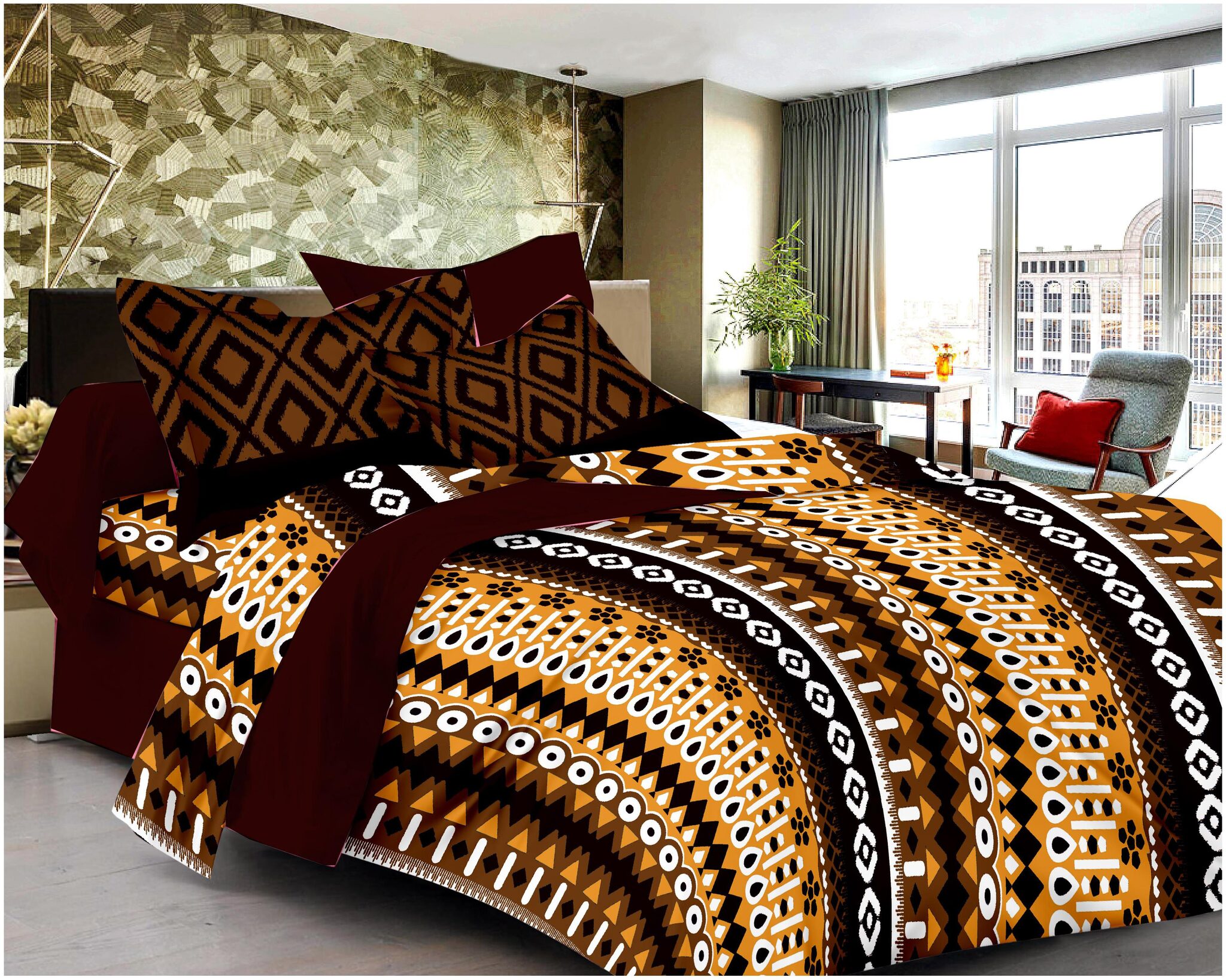 Welhouse India Cotton Printed Double Size Bedsheet 120 TC ( 1 Bedsheet With 2 Pillow Covers Multi )
Welhouse India Cotton Printed Double Size Bedsheet 120 TC ( 1 Bedsheet With 2 Pillow Covers Multi )