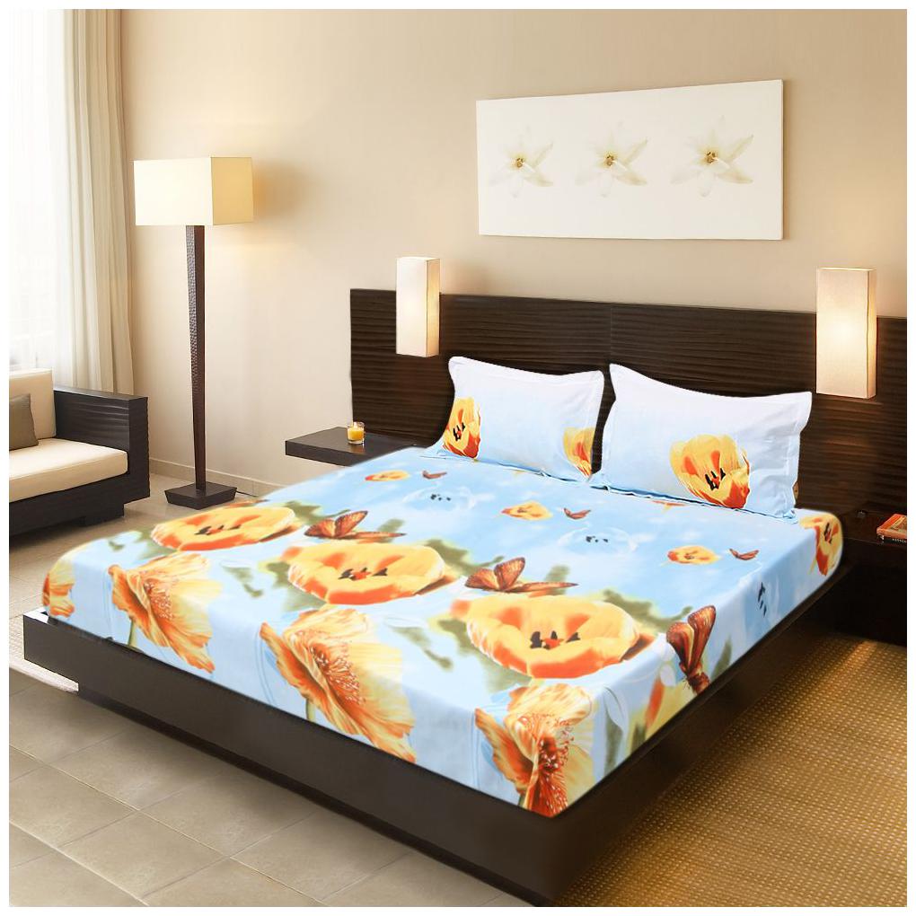 Welhouse India Cotton Floral Double Size Bedsheet 104 TC ( 1 Bedsheet With 2 Pillow Covers Multi )
Welhouse India Cotton Floral Double Size Bedsheet 104 TC ( 1 Bedsheet With 2 Pillow Covers Multi )