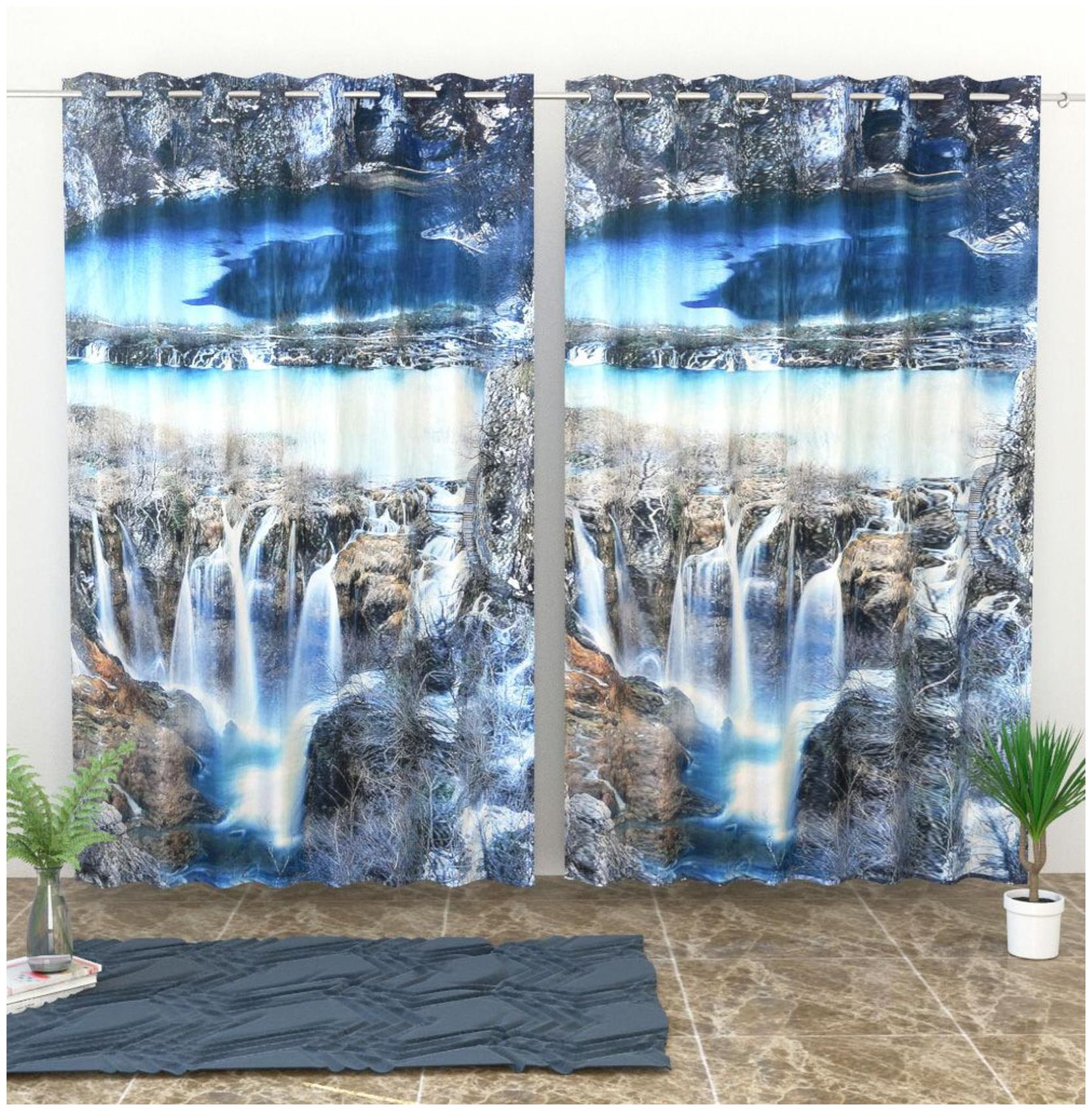 Welhouse India Polyester Door Semi Transparent Multi Regular Curtain ( Eyelet Closure Printed )
Welhouse India Polyester Door Semi Transparent Multi Regular Curtain ( Eyelet Closure Printed )