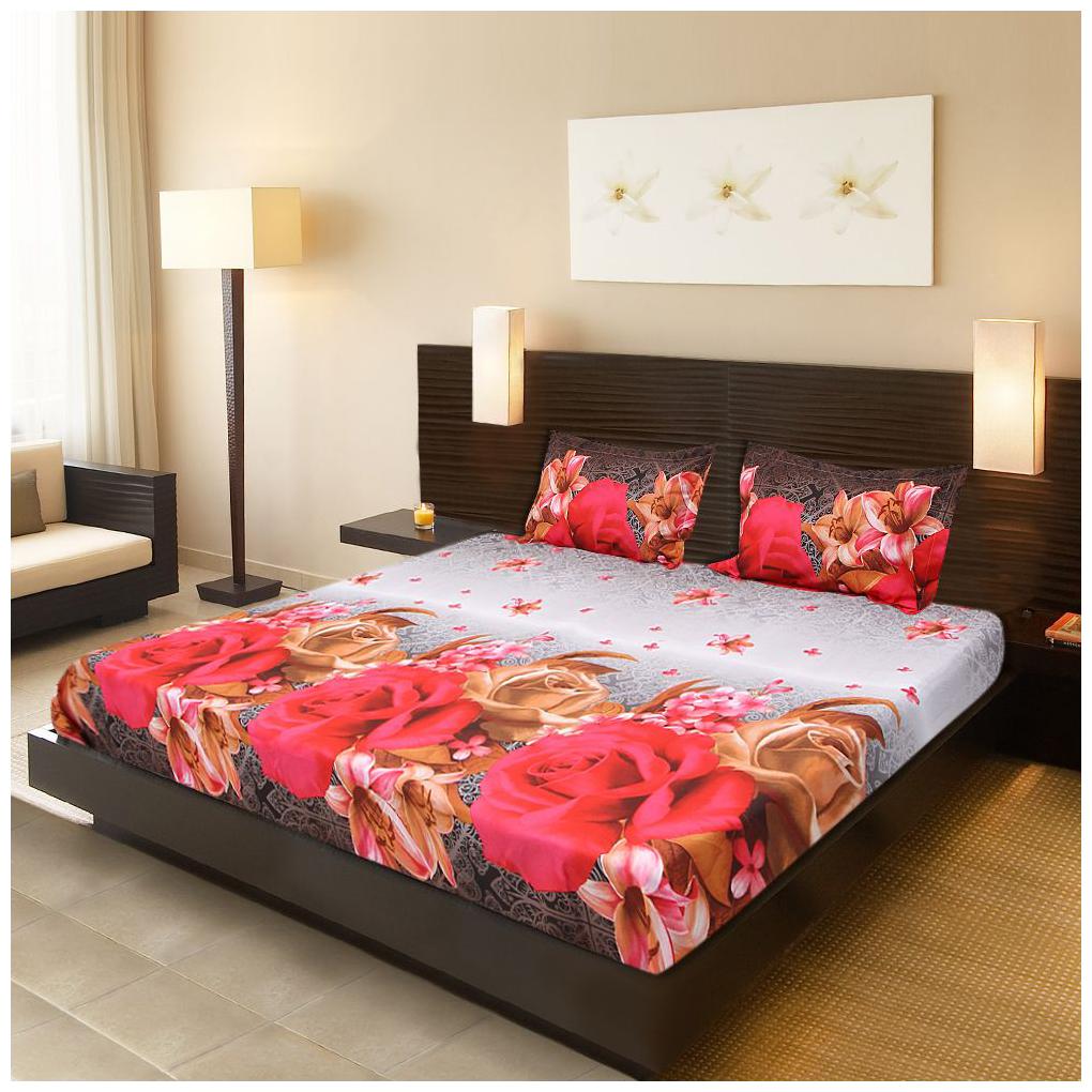 Welhouse India Cotton Floral Double Size Bedsheet 104 TC ( 1 Bedsheet With 2 Pillow Covers Multi )
Welhouse India Cotton Floral Double Size Bedsheet 104 TC ( 1 Bedsheet With 2 Pillow Covers Multi )