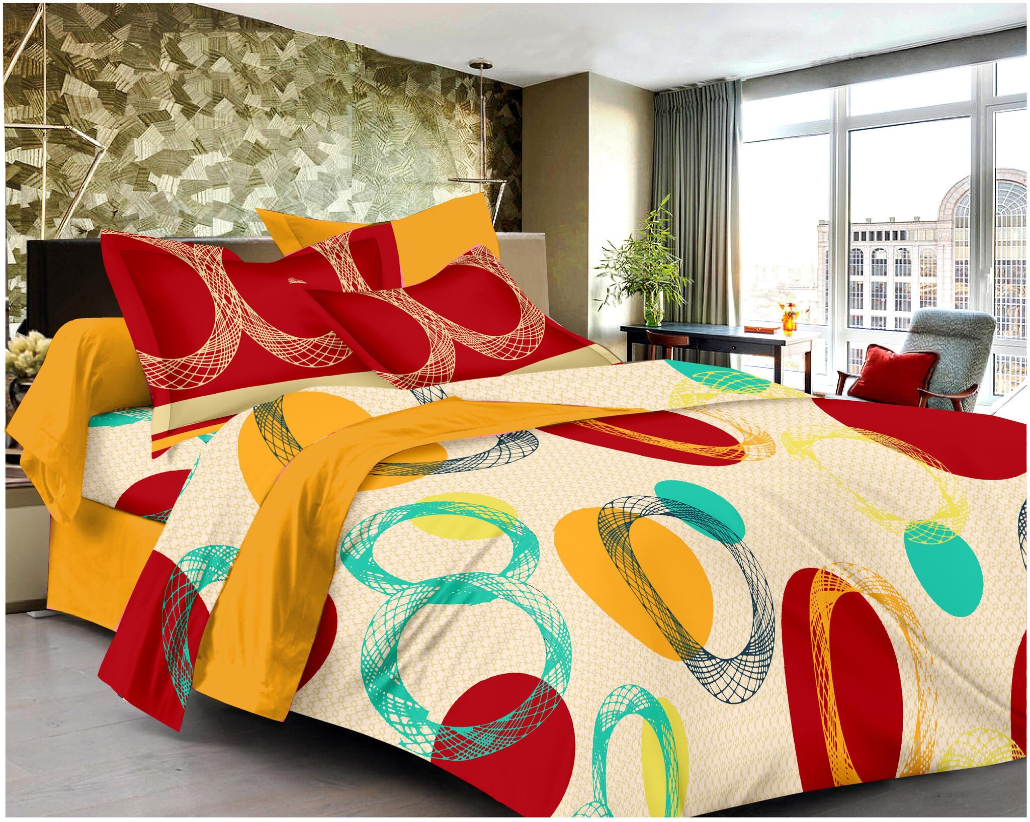 Welhouse India Cotton Printed Double Size Bedsheet 120 TC ( 1 Bedsheet With 2 Pillow Covers Multi )
Welhouse India Cotton Printed Double Size Bedsheet 120 TC ( 1 Bedsheet With 2 Pillow Covers Multi )