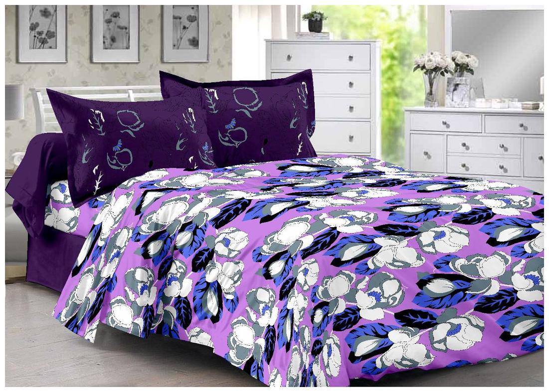 Welhouse India Cotton Floral Double Size Bedsheet 180 TC ( 1 Bedsheet With 2 Pillow Covers Purple )
Welhouse India Cotton Floral Double Size Bedsheet 180 TC ( 1 Bedsheet With 2 Pillow Covers Purple )
