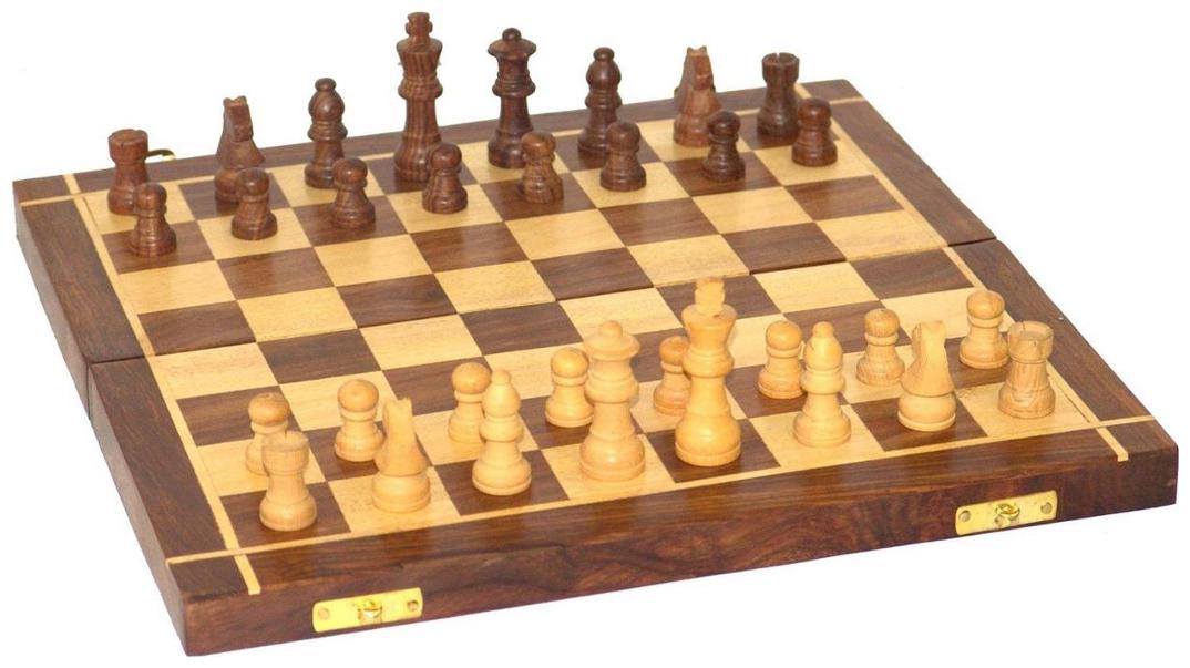 Worthy Shoppee Wooden Handmade Standard Classic Chess Board Game Foldable Size 12 inch
Worthy Shoppee Wooden Handmade Standard Classic Chess Board Game Foldable Size 12 inch