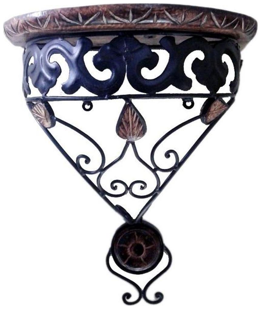 Worthy Shoppee Handmade Wooden Wrought Iron Wall Bracket D-Shape ( Black 11x6x12 )
Worthy Shoppee Handmade Wooden Wrought Iron Wall Bracket D-Shape ( Black 11x6x12 )