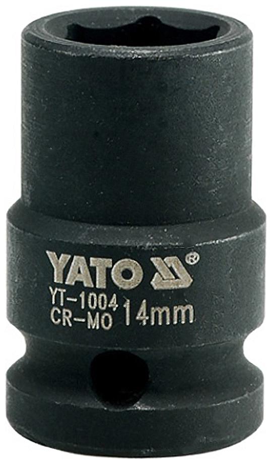Yato YT-1004 Cold Forged CrMo 1 2 inch Drive Black Phosphated Surface Hexagonal Impact Socket-14mm Socket Set (Pack of 1)
Yato YT-1004 Cold Forged CrMo 1 2 inch Drive Black Phosphated Surface Hexagonal Impact Socket-14mm Socket Set (Pack of 1)