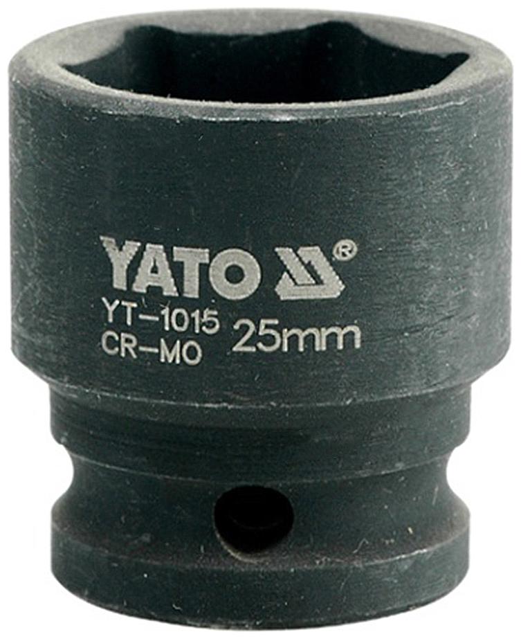 Yato YT-1015 Cold Forged CrMo 1 2 inch Drive Black Phosphated Surface Hexagonal Impact Socket-25mm Socket Set (Pack of 1)
Yato YT-1015 Cold Forged CrMo 1 2 inch Drive Black Phosphated Surface Hexagonal Impact Socket-25mm Socket Set (Pack of 1)