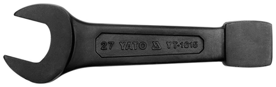 YATO YT-1615 Single Sided Black Oxidised Surface with Head Offset 15 Degree and AS-Drive System 27 mm Single Sided Open End Wrench ()
YATO YT-1615 Single Sided Black Oxidised Surface with Head Offset 15 Degree and AS-Drive System 27 mm Single Sided Open End Wrench ()
