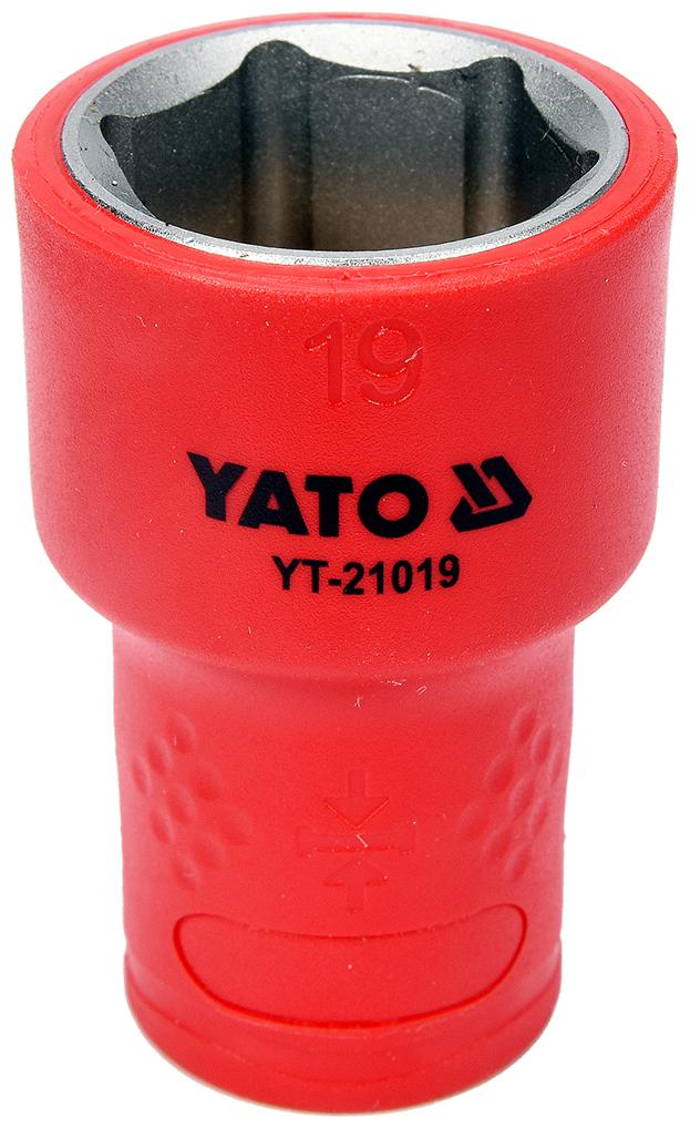 YATO YT-21016 Chrome-vanadium with insulation up to 1000 V Socket Set (Pack of 1)
YATO YT-21016 Chrome-vanadium with insulation up to 1000 V Socket Set (Pack of 1)