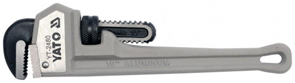 YATO YT-2480 Aluminum Handle Light Weight Aluminum Handle Light Weight Pipe Wrench 10 inch Hardness HRC 58-60 Single Sided Pipe Wrench (Pack of 1)
YATO YT-2480 Aluminum Handle Light Weight Aluminum Handle Light Weight Pipe Wrench 10 inch Hardness HRC 58-60 Single Sided Pipe Wrench (Pack of 1)