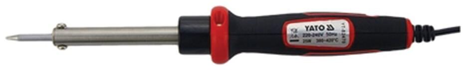 Yato YT-82471 External Thermal Soldering Iron Exchangeable long life tip and grounded structure 30 W Temperature Controlled (Pointed Tip)
Yato YT-82471 External Thermal Soldering Iron Exchangeable long life tip and grounded structure 30 W Temperature Controlled (Pointed Tip)