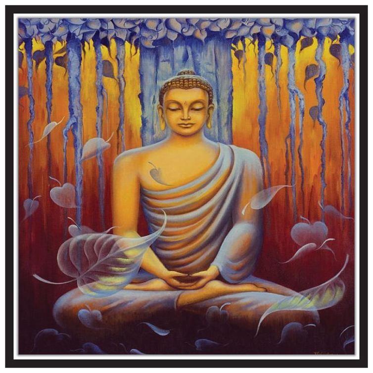 Yogine Gautam Buddh Peaceful Painting Self Adhesive Unframed Rolled Sticker Size -12 in x 12 in Multicolour
Yogine Gautam Buddh Peaceful Painting Self Adhesive Unframed Rolled Sticker Size -12 in x 12 in Multicolour