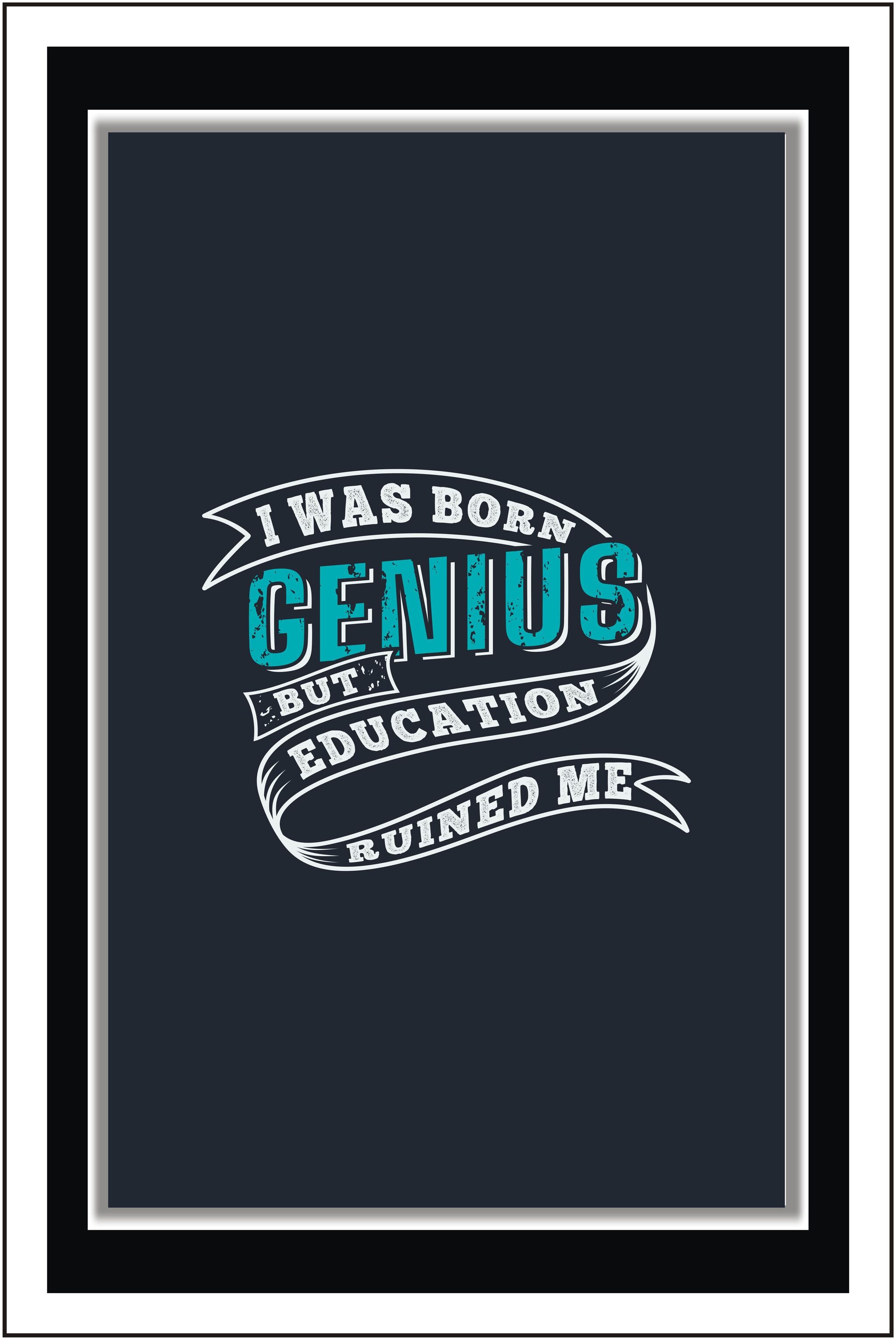 Yogine I was born genius - Paper Poster Wall Sticker Print Decor Print - Unframed Rolled -12 inches x 18 inches
Yogine I was born genius - Paper Poster Wall Sticker Print Decor Print - Unframed Rolled -12 inches x 18 inches