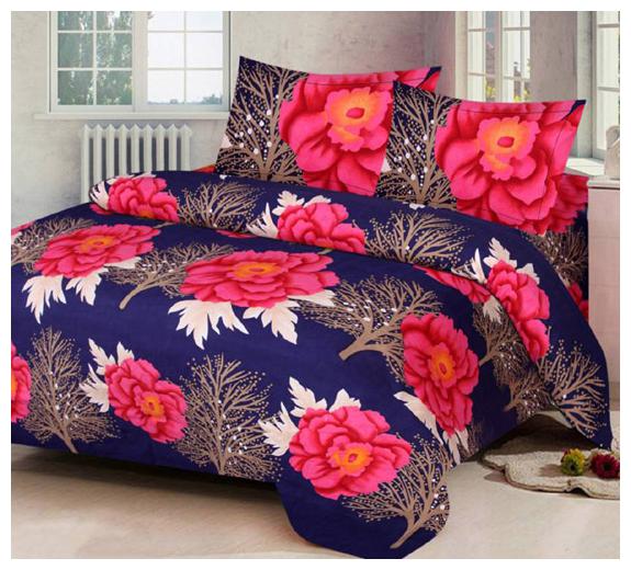 ZDECOR Microfiber 3D Printed Double Size Bedsheet 120 TC ( 1 Bedsheet With 2 Pillow Covers Multi )
ZDECOR Microfiber 3D Printed Double Size Bedsheet 120 TC ( 1 Bedsheet With 2 Pillow Covers Multi )