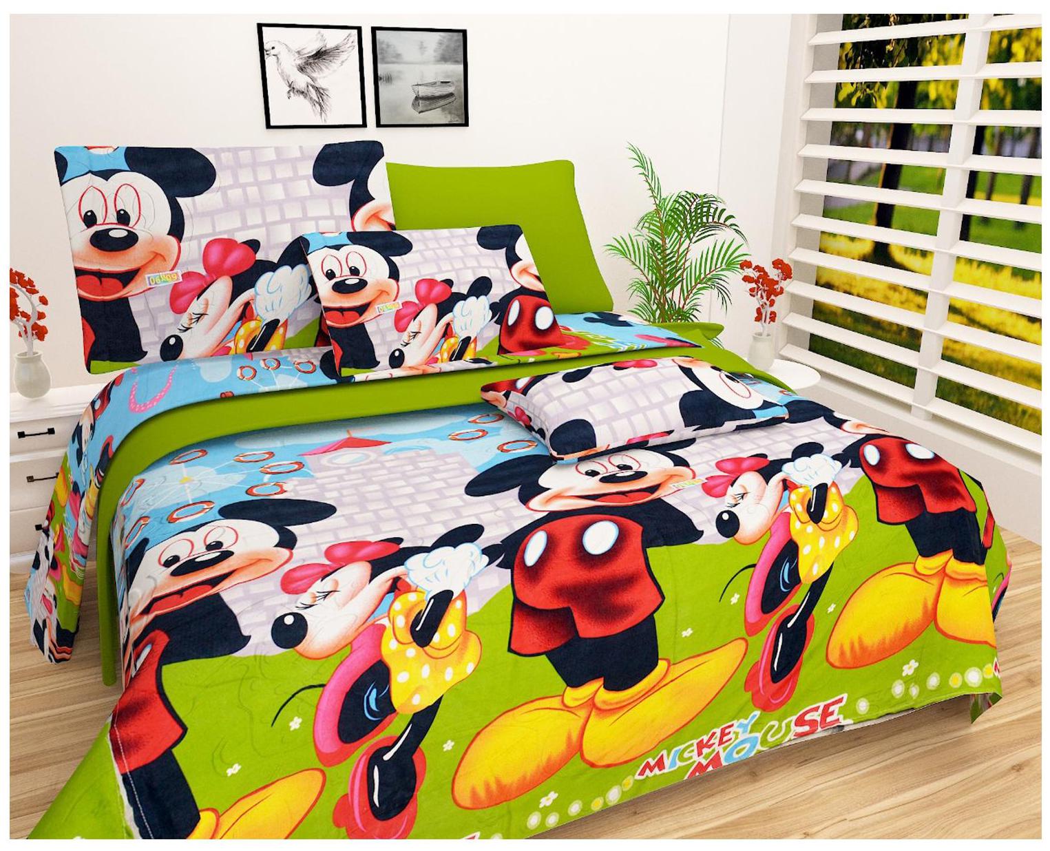 ZDECOR Microfiber 3D Printed Double Size Bedsheet 110 TC ( 1 Bedsheet With 1 Pillow Covers Multi )
ZDECOR Microfiber 3D Printed Double Size Bedsheet 110 TC ( 1 Bedsheet With 1 Pillow Covers Multi )
