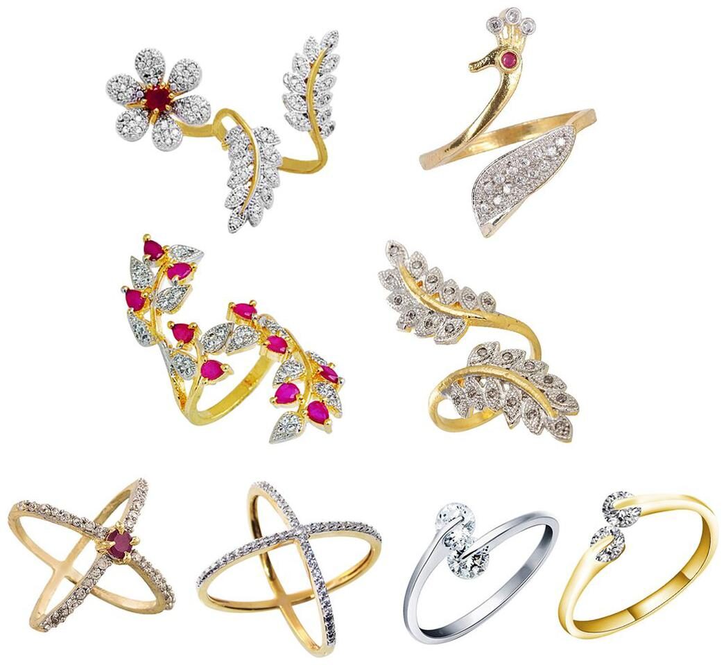 Aabhu American Diamond Modern Combo of 8 Party Wear Finger Rings Jewellery For Women And Girls
Aabhu American Diamond Modern Combo of 8 Party Wear Finger Rings Jewellery For Women And Girls