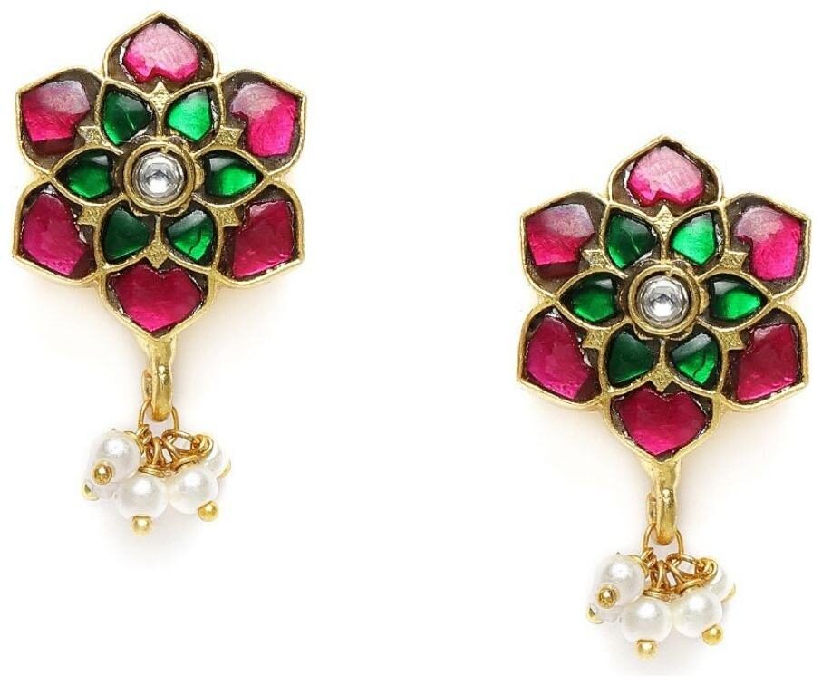AccessHer High-quality Handcrafted Polki Kundan Earrings with Handcut stones for women and girls
AccessHer High-quality Handcrafted Polki Kundan Earrings with Handcut stones for women and girls