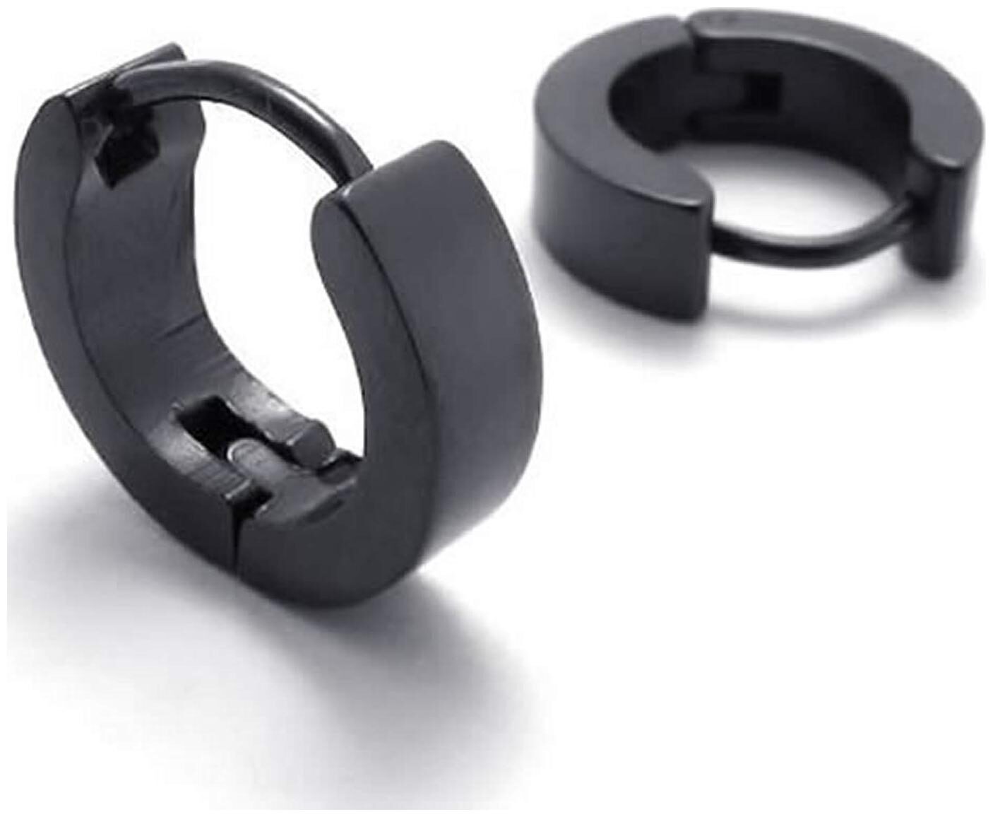 Black Earrings One Pair