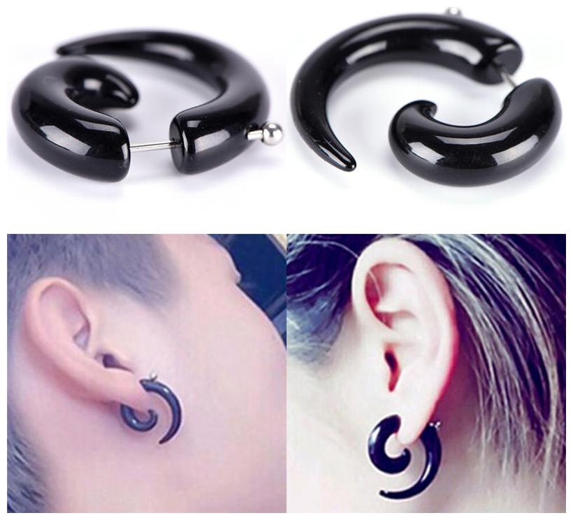 Black Snail Earring for Girls Boys Round Black Snail Earring Punk Style Earring for Men and Women Fashion 4MM
Black Snail Earring for Girls Boys Round Black Snail Earring Punk Style Earring for Men and Women Fashion 4MM