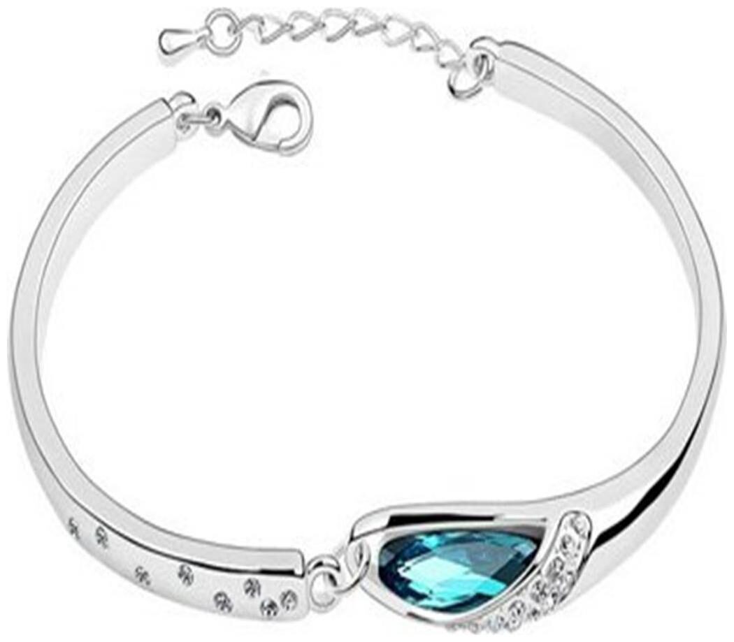 Caratcube Beautiful Crystal Blue Austrian Crystal Charming Bracelet for Women (CTC - 3)
Caratcube Beautiful Crystal Blue Austrian Crystal Charming Bracelet for Women (CTC - 3)