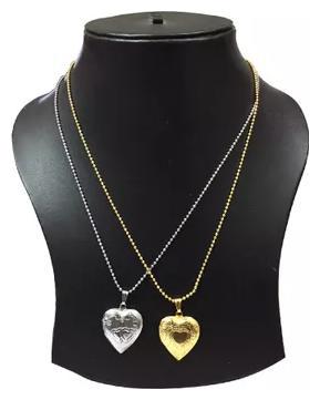 Combo Offer Heart Shaped Locket Photo Pendant Necklace Chain SILVERGOLD Plated
Combo Offer Heart Shaped Locket Photo Pendant Necklace Chain SILVERGOLD Plated