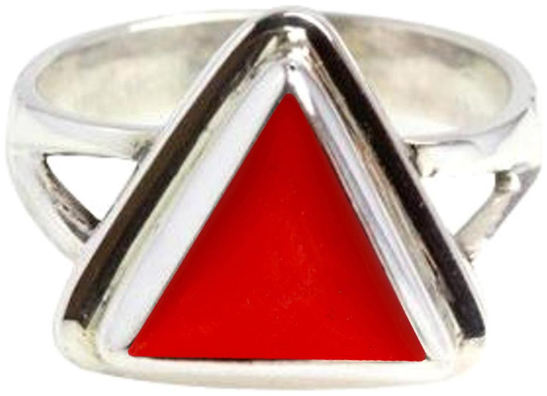 Divya Shakti 7 25-7 50 Ratti Triangle Red Coral Moonga Gemstone Silver Ring AAA Quality
Divya Shakti 7 25-7 50 Ratti Triangle Red Coral Moonga Gemstone Silver Ring AAA Quality