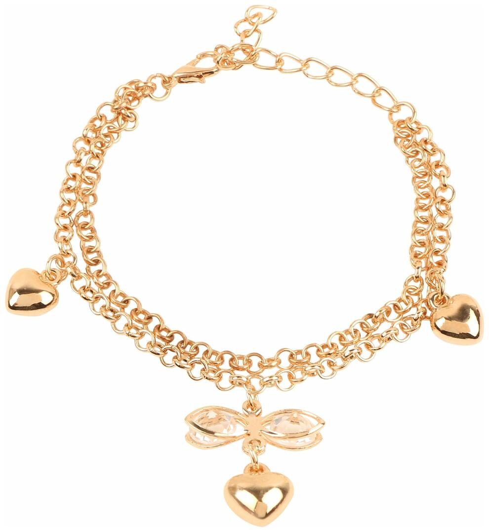 Efulgenz Designer Jewellery Gold Tone Crystal Adjustable Charms Bracelet for Girls Women
Efulgenz Designer Jewellery Gold Tone Crystal Adjustable Charms Bracelet for Girls Women