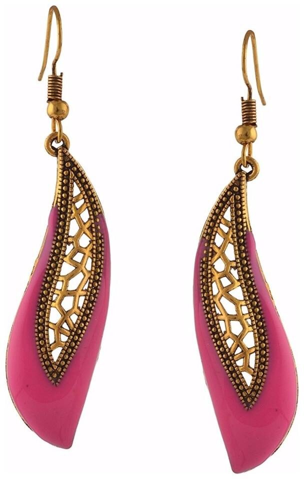Efulgenz Trendy Gold Plated Pink Fancy Party Wear Dangle Earrings for Girls and Women
Efulgenz Trendy Gold Plated Pink Fancy Party Wear Dangle Earrings for Girls and Women