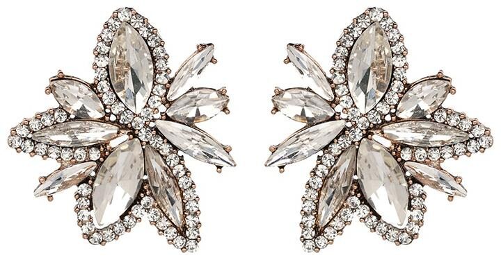 FABULA Jewellery Antique Gold Tone Florak Cubic Zirconia Oversized Party Ear Stud Fashion Earrings
FABULA Jewellery Antique Gold Tone Florak Cubic Zirconia Oversized Party Ear Stud Fashion Earrings