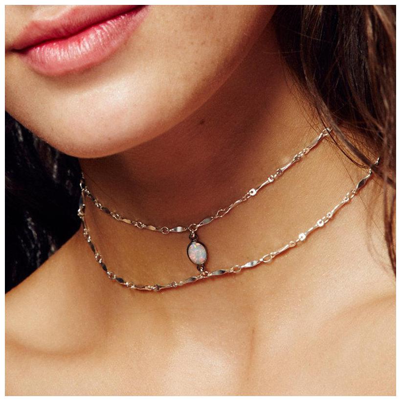 Fabula Jewellery Gold Tone Shimmer Opal Crystal Delicate Choker Fashion Necklace For Women Girls Choker Collection
Fabula Jewellery Gold Tone Shimmer Opal Crystal Delicate Choker Fashion Necklace For Women Girls Choker Collection