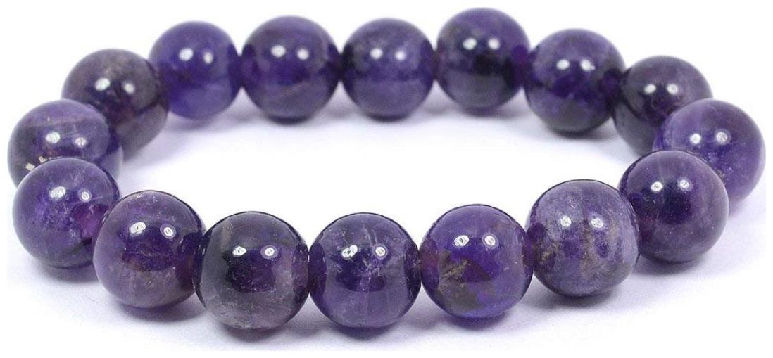 Fashion for sure Natural Amethyst stone Bracelet 10 Mm Healing Gemstone For Unisex - Purple (Bracelet 14)
Fashion for sure Natural Amethyst stone Bracelet 10 Mm Healing Gemstone For Unisex - Purple (Bracelet 14)