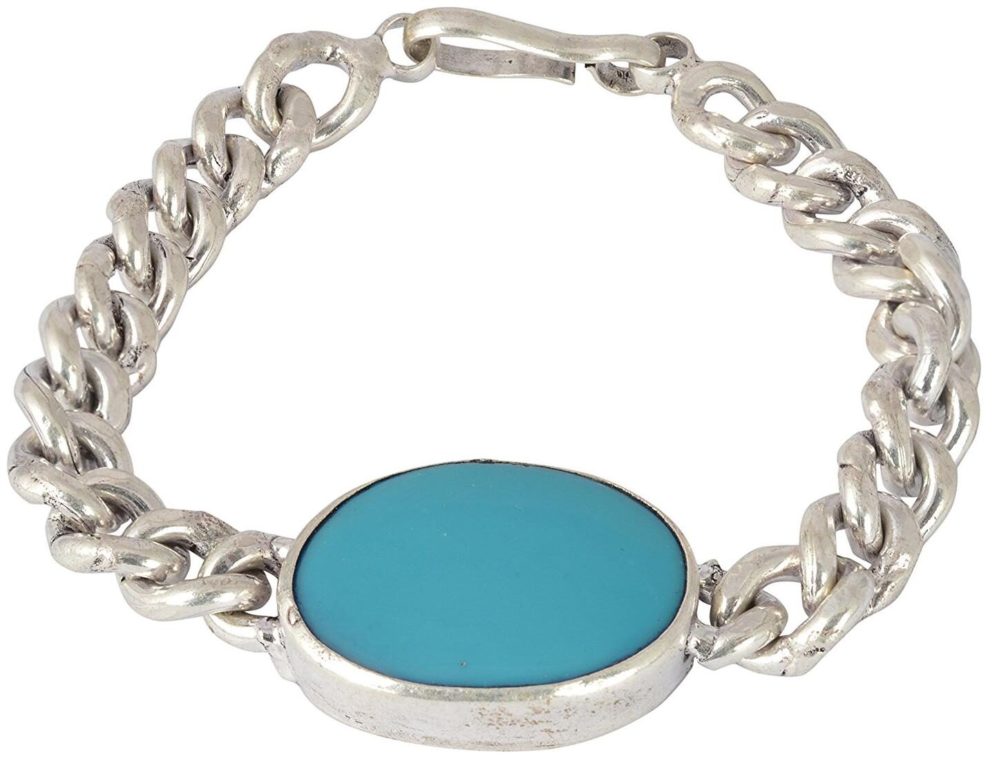 Fashion for Sure Silver and Blue 92 5 Sterling Silver Polished Salman Khan Bracelet for Men Women Both (Bracelet 1)
Fashion for Sure Silver and Blue 92 5 Sterling Silver Polished Salman Khan Bracelet for Men Women Both (Bracelet 1)