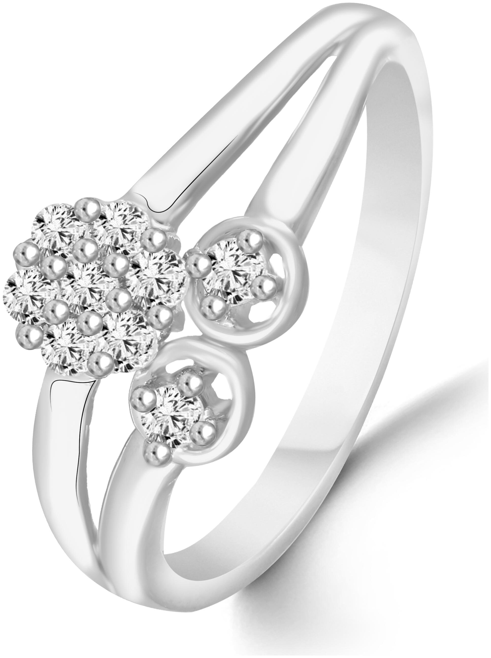 Floral Diamond Studded Rhodium Plated Alloy Brass Cz American Diamond Finger Ring for Women Girls
Floral Diamond Studded Rhodium Plated Alloy Brass Cz American Diamond Finger Ring for Women Girls
