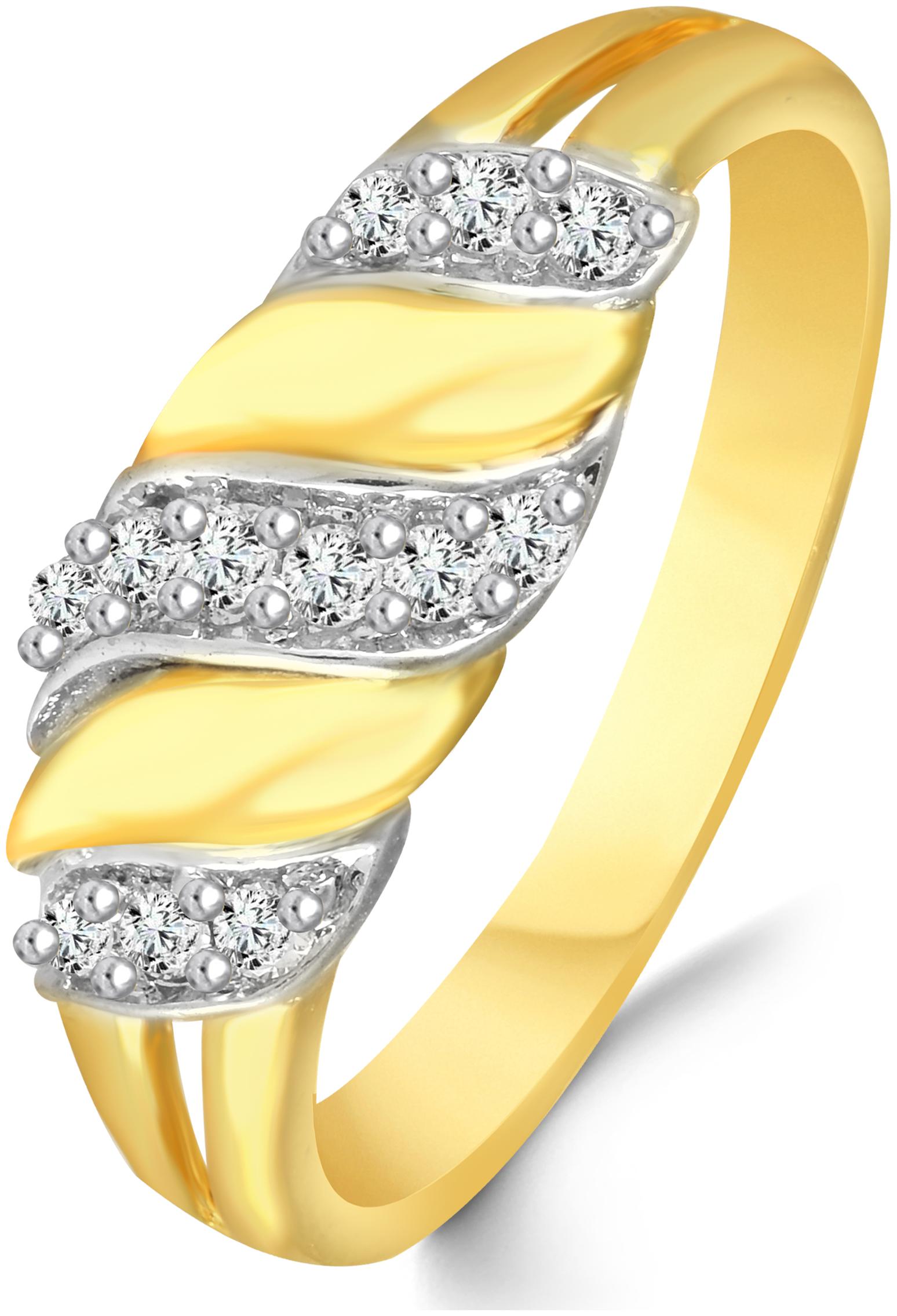 Glittering Charm Diamond Studded Gold Plated Alloy Brass Cz American Diamond Finger Ring for Women Girls
Glittering Charm Diamond Studded Gold Plated Alloy Brass Cz American Diamond Finger Ring for Women Girls