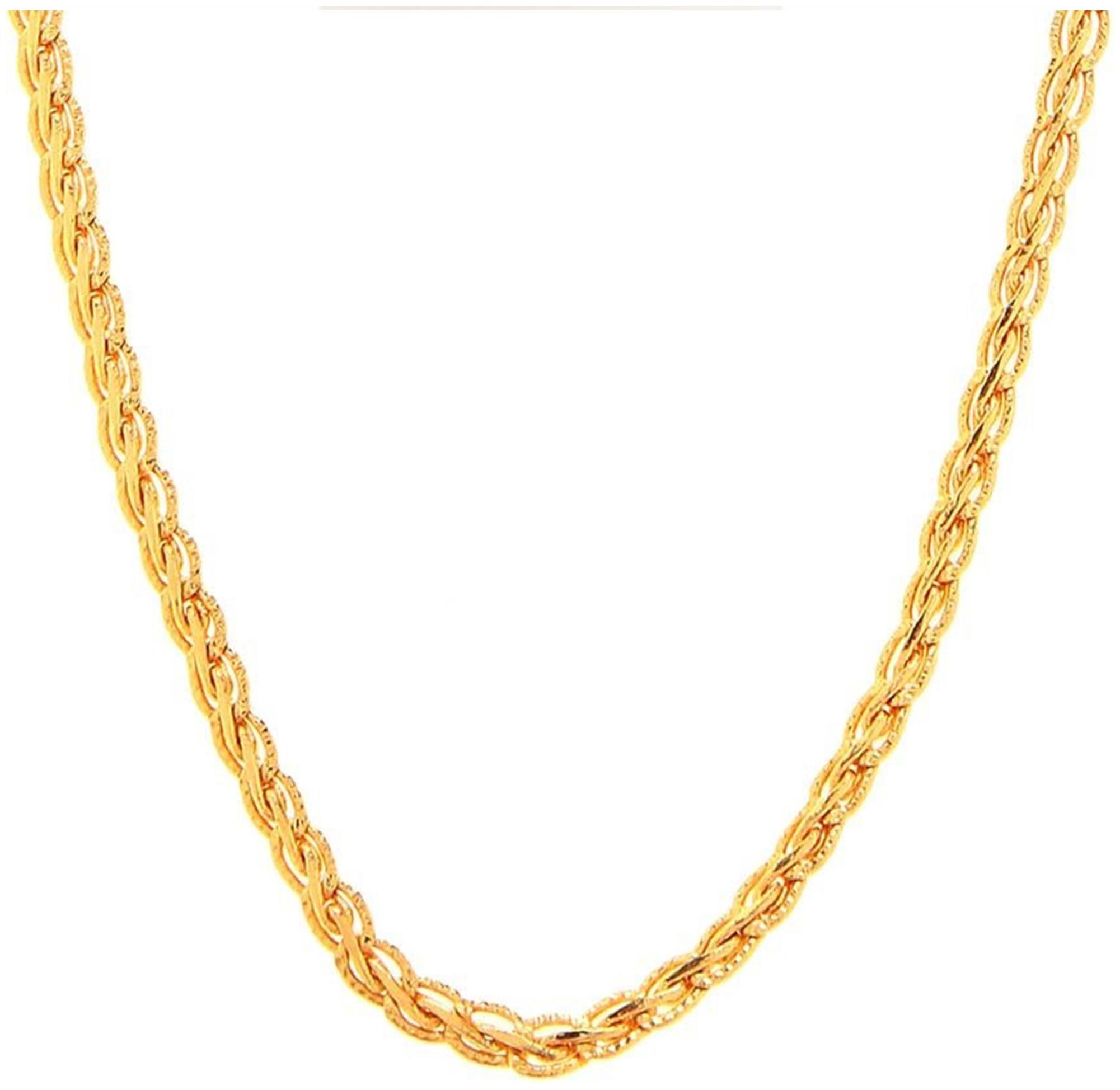 Gold Nera Gold Plated Designer Chain Style Unisex Real Gold Look Daily Wear For Men Women 
Gold Nera Gold Plated Designer Chain Style Unisex Real Gold Look Daily Wear For Men Women