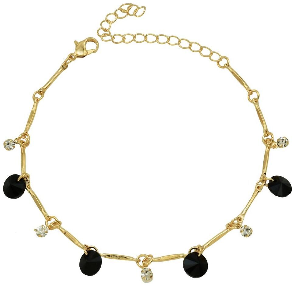 High Trendz Trendy Light Weight Gold Plated Anklet With Hanging Black Crystal For Women And Girls
High Trendz Trendy Light Weight Gold Plated Anklet With Hanging Black Crystal For Women And Girls