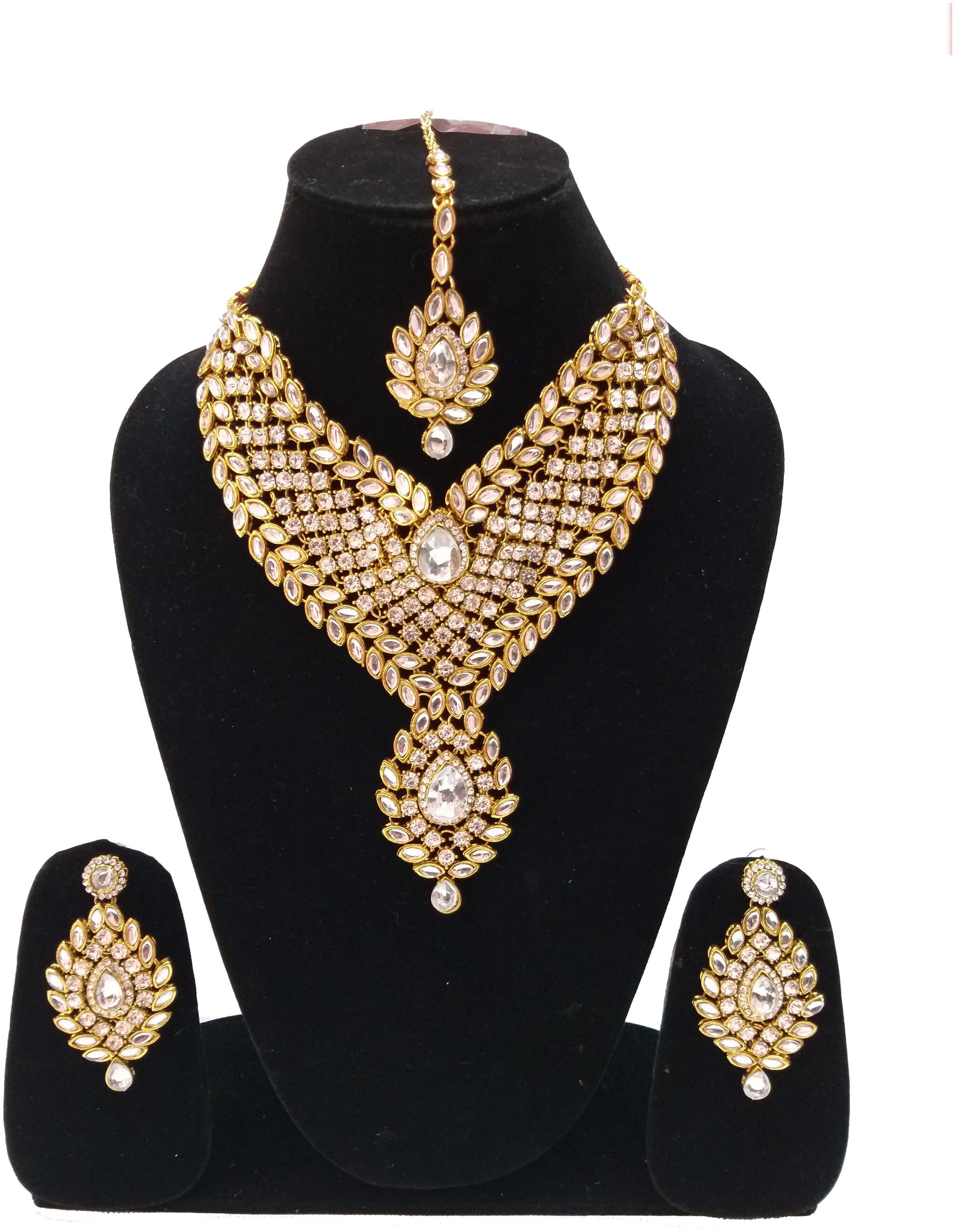 Infinite Creations Party Wear Heavy Beautiful Necklace With Long Earrings Maang Tika
Infinite Creations Party Wear Heavy Beautiful Necklace With Long Earrings Maang Tika